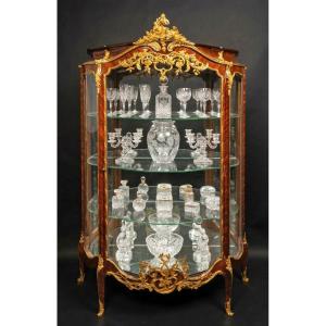 F. Schmit, Louis XV-inspired Vitrine, France, Circa 1870
