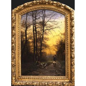 Théodore Lévigne, The Hunt, 1884