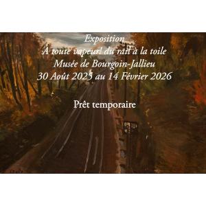 Jean Couty (st-rambert-l'île-barbe, 1907 - Lyon, 1991) - The Steam Train
