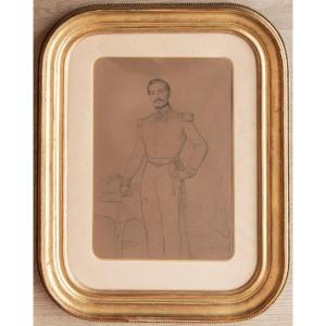 Sébastien Cornu (lyon, 1804 - Longpont, 1870) - Portrait Of General Charon