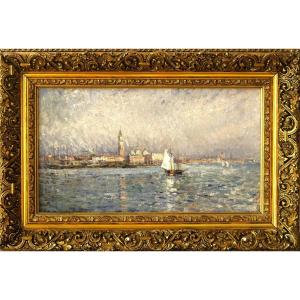 Emile Noirot (1854 - 1924) - Venice, Basin Of San Marco