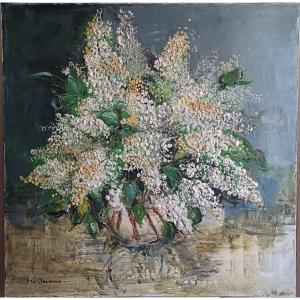 Michel Jouenne (1933 – 2021), The Lilacs Of The Garden