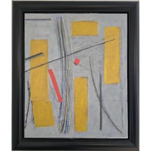 Jean Chevalier (1913-2002), Composition With Yellow Rectangles