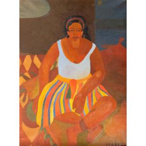 Maurice Ferréol (1906-1969), The Odalisque