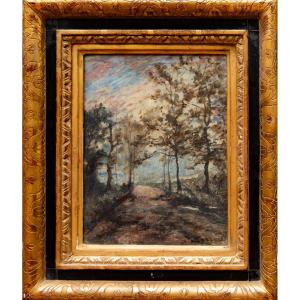 Louis Hilaire Carrand (1821–1899), Path Under The Trees