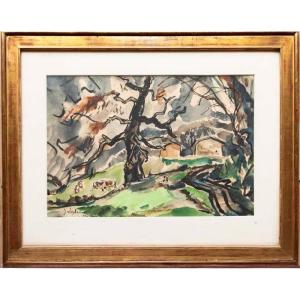 Jacques Laplace (1890-1955), Landscape Of The Dauphiné