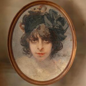 Jean Patricot (1865–1928), Portrait Of Hania Routchine - Dorgelès, 1910