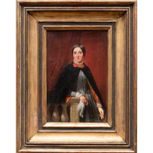 Claudius Jacquand (1803 – 1878), Portrait Of A Woman, 1846