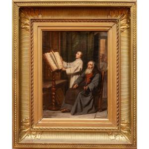 Claudius Jacquand (1803 – 1878), The Musician, 1863