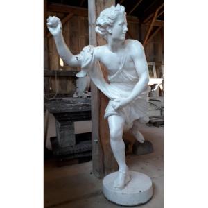 Magnificent Cast Iron Apple Launcher Statue