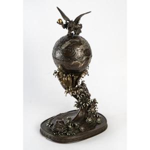 Japanese Bronze Incense Burner