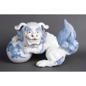 Important Hirado Porcelain Shishi