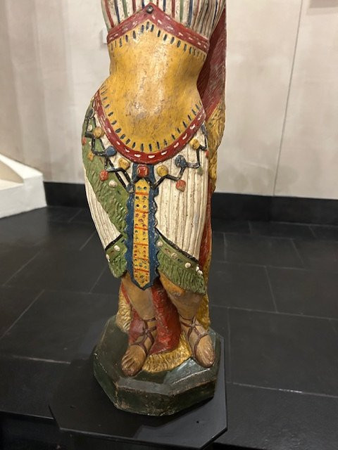 Coppia statue policrome in terracotta-photo-3