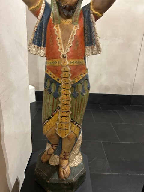 Coppia statue policrome in terracotta-photo-6