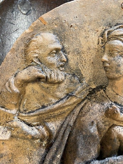 TERRACOTTA RAFFIGURANTE SACRA FAMIGLIA-photo-1