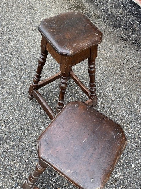 COPPIA DI SGABELLI IN LEGNO-photo-3