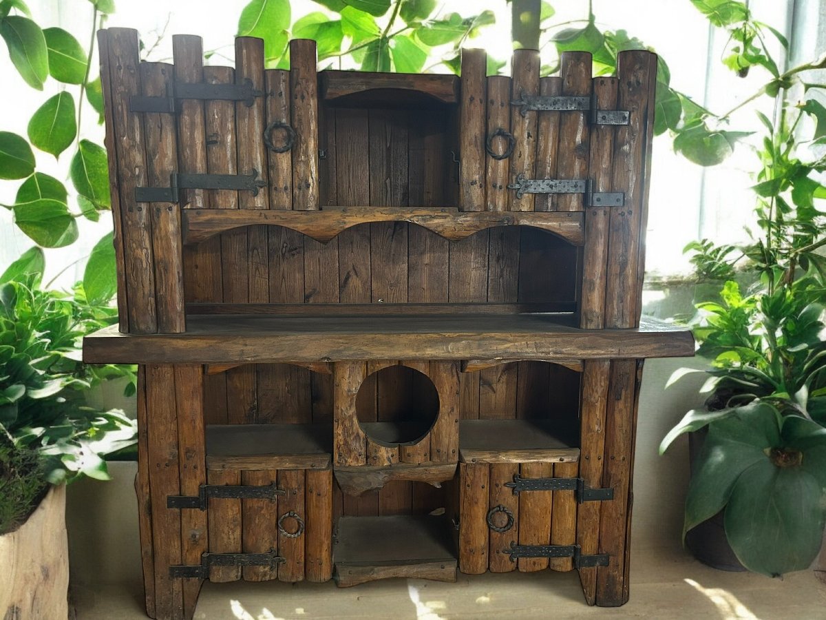 MOBILE RUSTICO IN LEGNO-photo-2