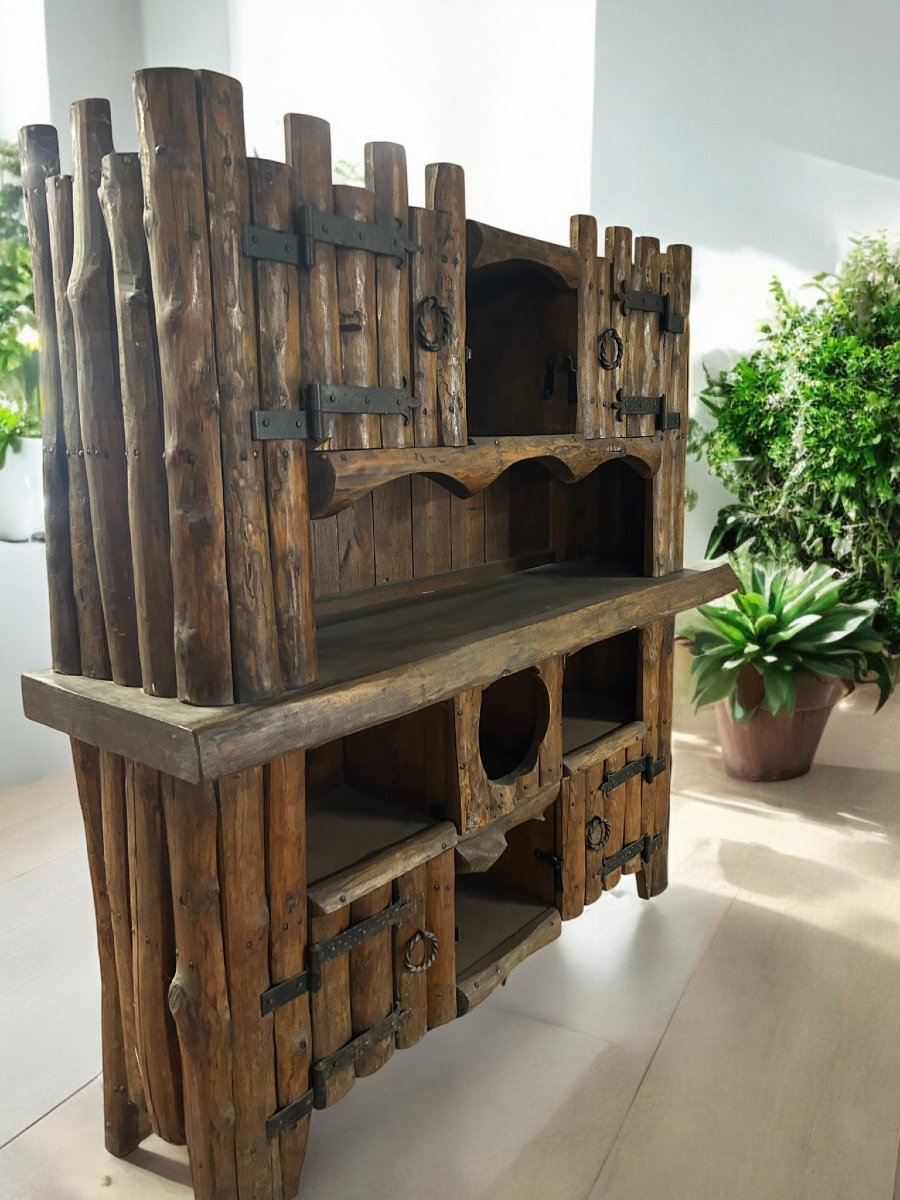 MOBILE RUSTICO IN LEGNO-photo-3