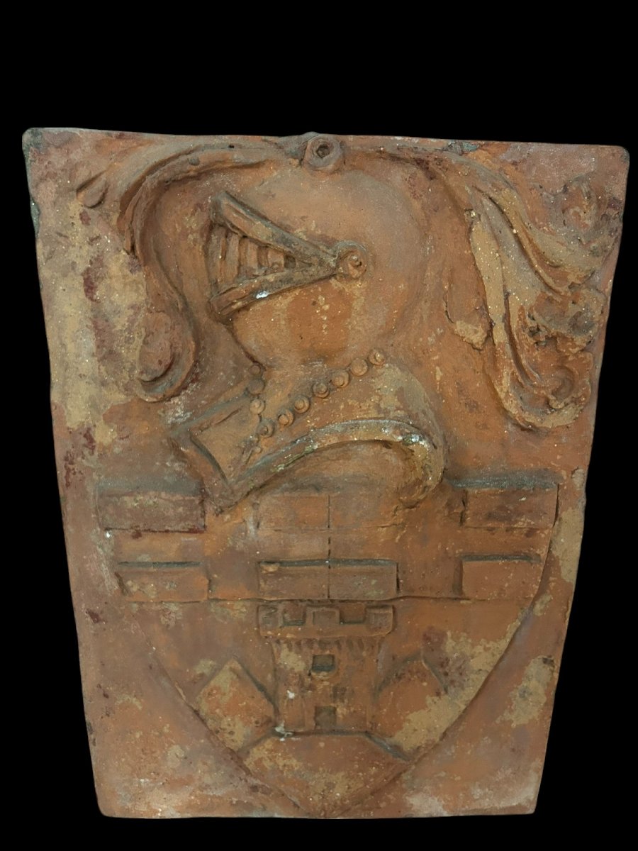 2 PLACCHE ALTORILIEVO IN TERRACOTTA -photo-2