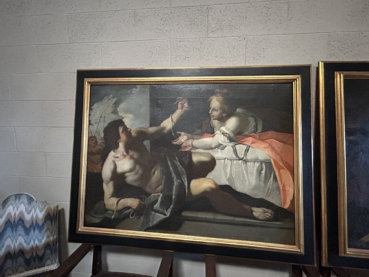 COPPIA DI DIPINTI XVII SEC-photo-3