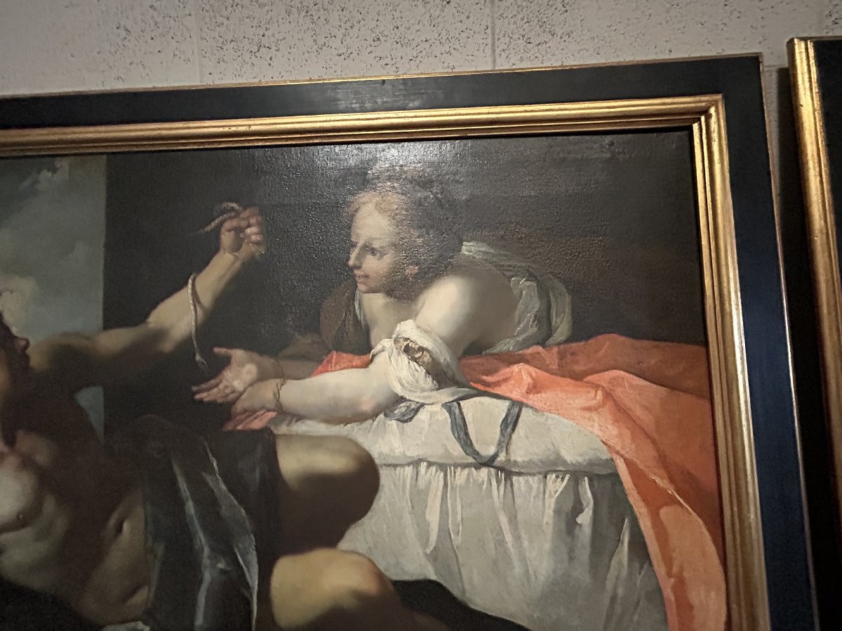 COPPIA DI DIPINTI XVII SEC-photo-5