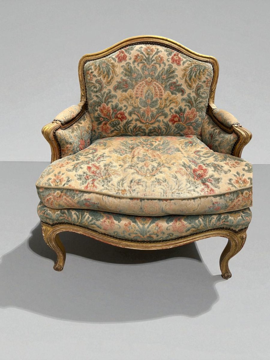 COPPIA DI MARQUISE IN LEGNO DORATO-photo-2