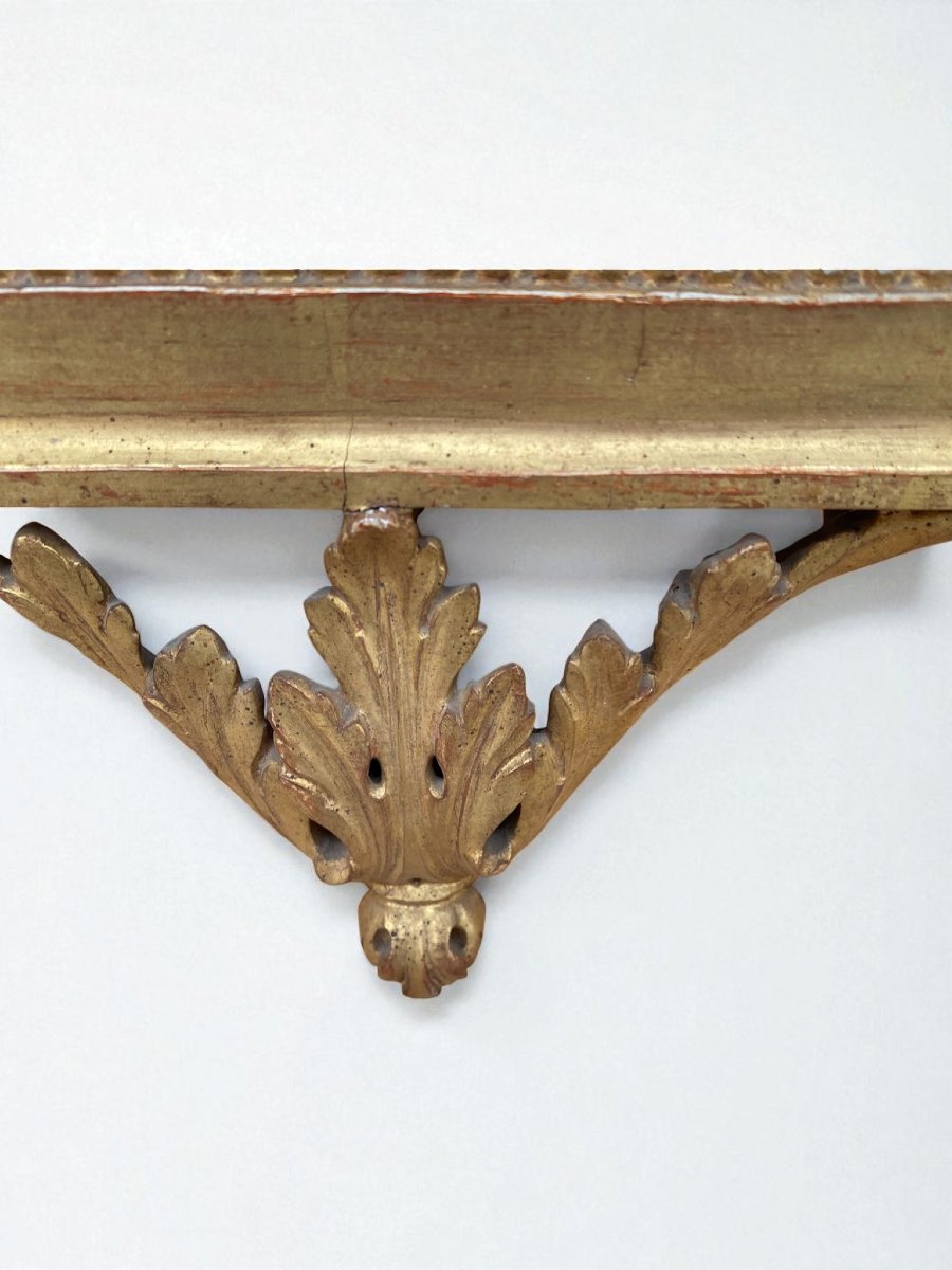 COPPIA DI SPECCHIERE NEOCLASSICHE IN LEGNO DORATO-photo-6