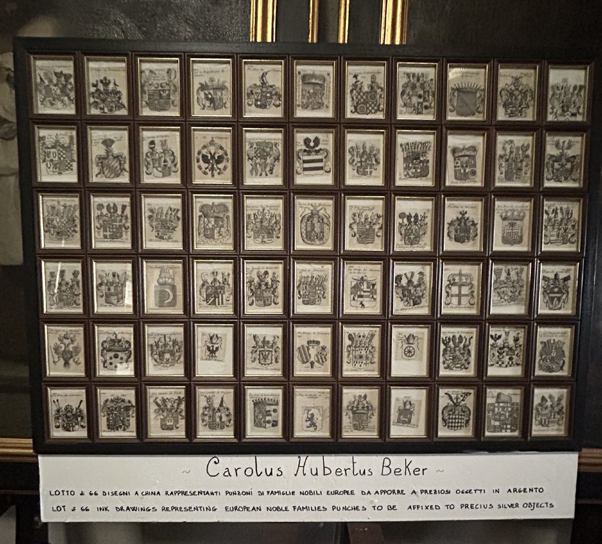 "CAROLUS HUBERTUS BEKER" - LOTTO DI 66 DISEGNI A CHINA