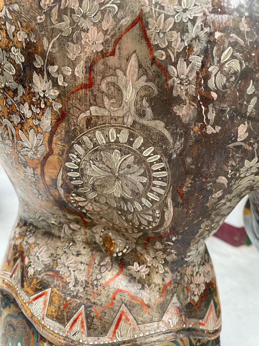 COPPIA DI MORI VENEZIANI LACCATI E DORATI -photo-6