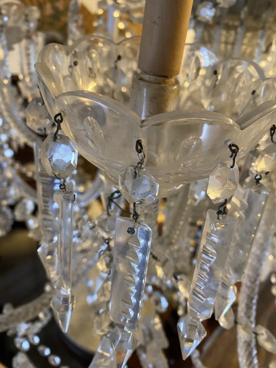 GRANDE LAMPADARIO IN CRISTALLO-photo-2