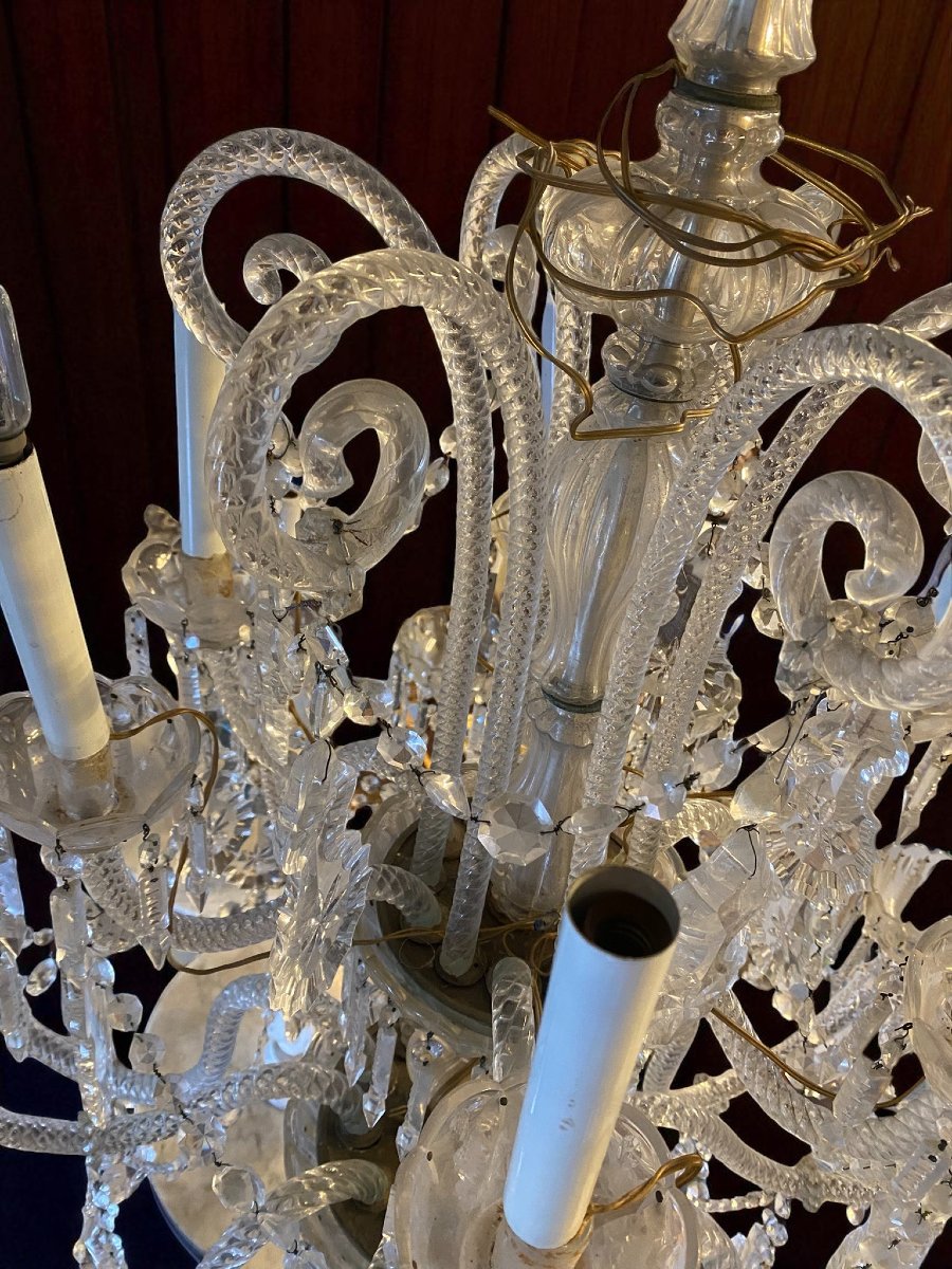 GRANDE LAMPADARIO IN CRISTALLO-photo-3