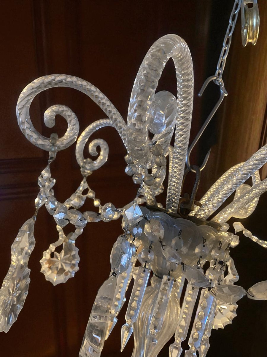 GRANDE LAMPADARIO IN CRISTALLO-photo-4