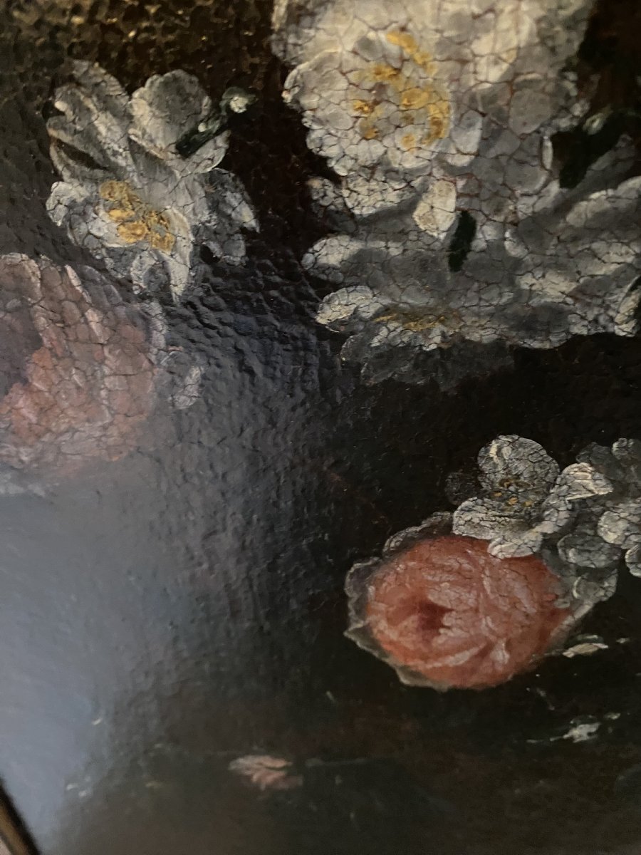 DIPINTO NATURA MORTA CON VASO DI FIORI-photo-7