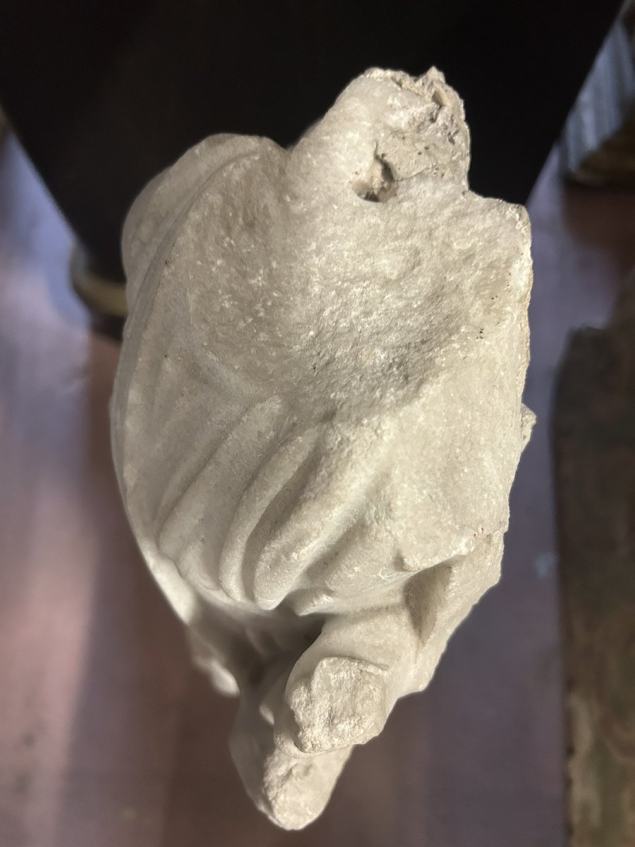 STATUA IN MARMO BIANCO - COPIA DALL'ANTICO-photo-8