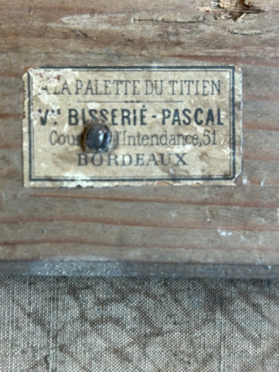 DIPINTO ORIENTALISTA RAPPRESENTANTE ODALISCA CON PAPPAGALLO-photo-3
