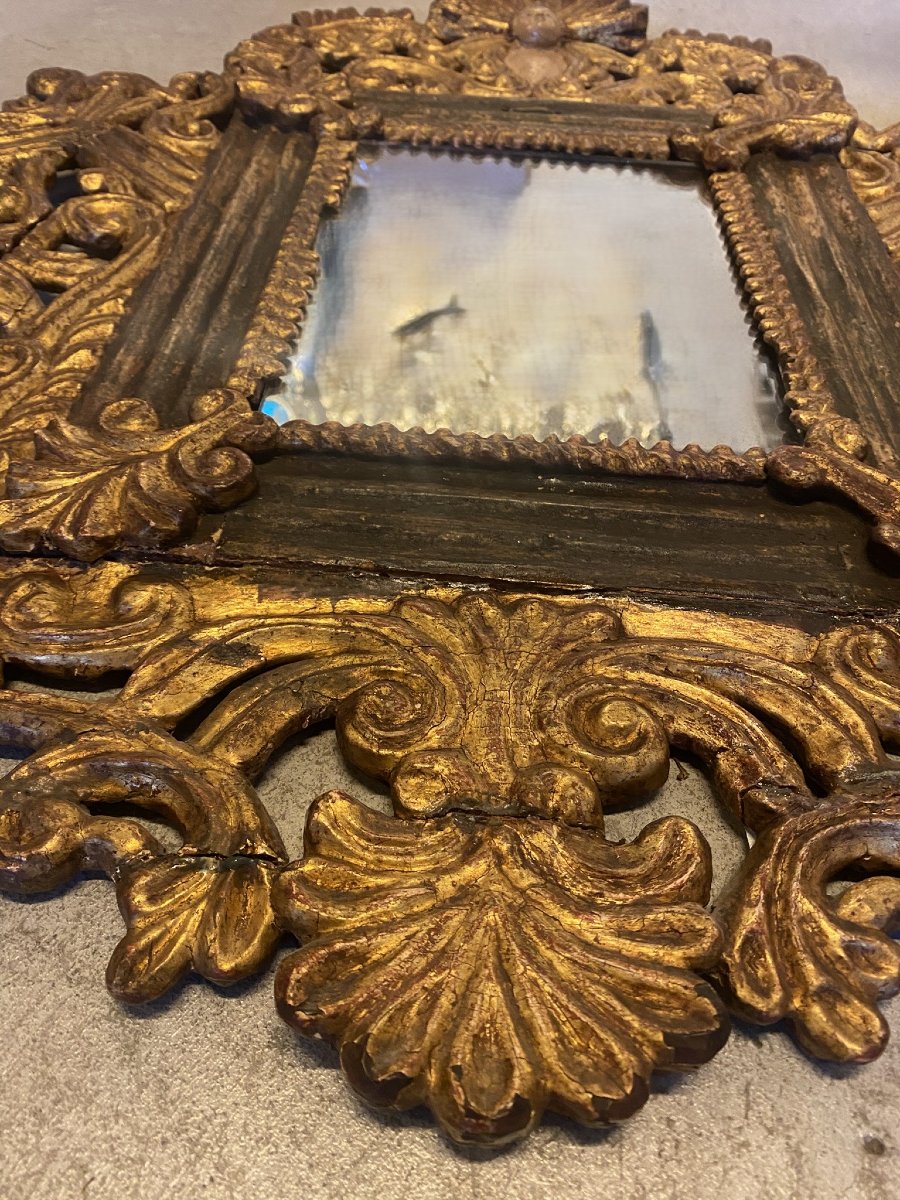 COPPIA DI SPECCHIERE IN LEGNO DORATO -photo-4