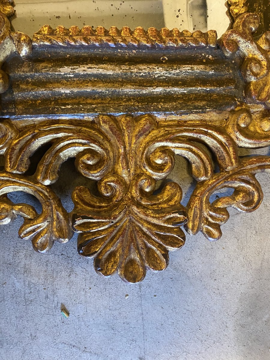 COPPIA DI SPECCHIERE IN LEGNO DORATO -photo-7