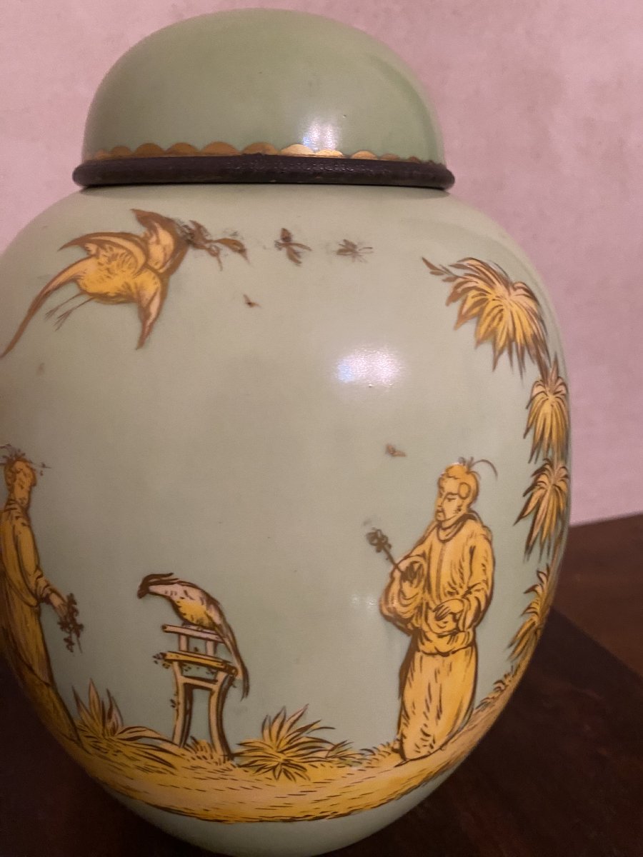 COPPIA DI VASI PER SPEZIE CON DECORI A CINOISERIA-photo-4