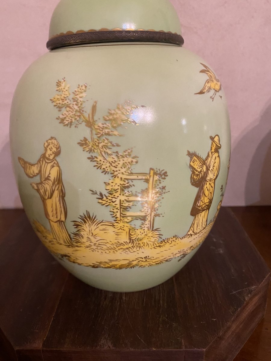 COPPIA DI VASI PER SPEZIE CON DECORI A CINOISERIA-photo-1