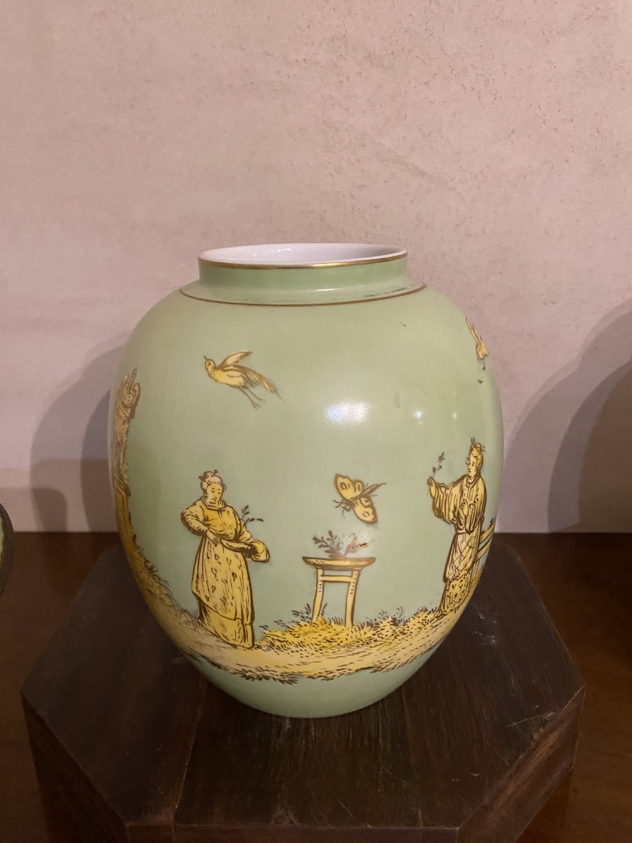 COPPIA DI VASI PER SPEZIE CON DECORI A CINOISERIA-photo-4