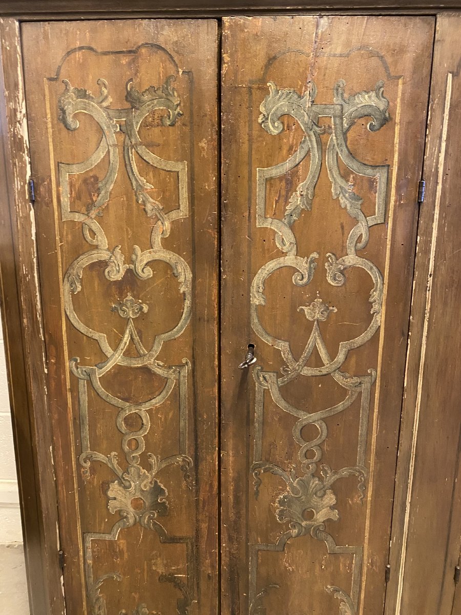 CREDENZA IN LEGNO LACCATO XIX SECOLO-photo-2