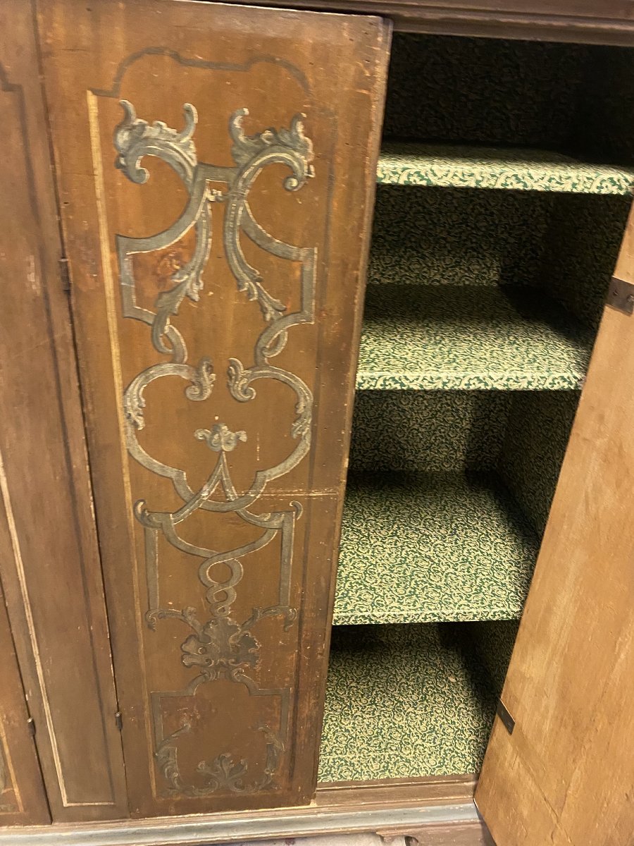 CREDENZA IN LEGNO LACCATO XIX SECOLO-photo-4