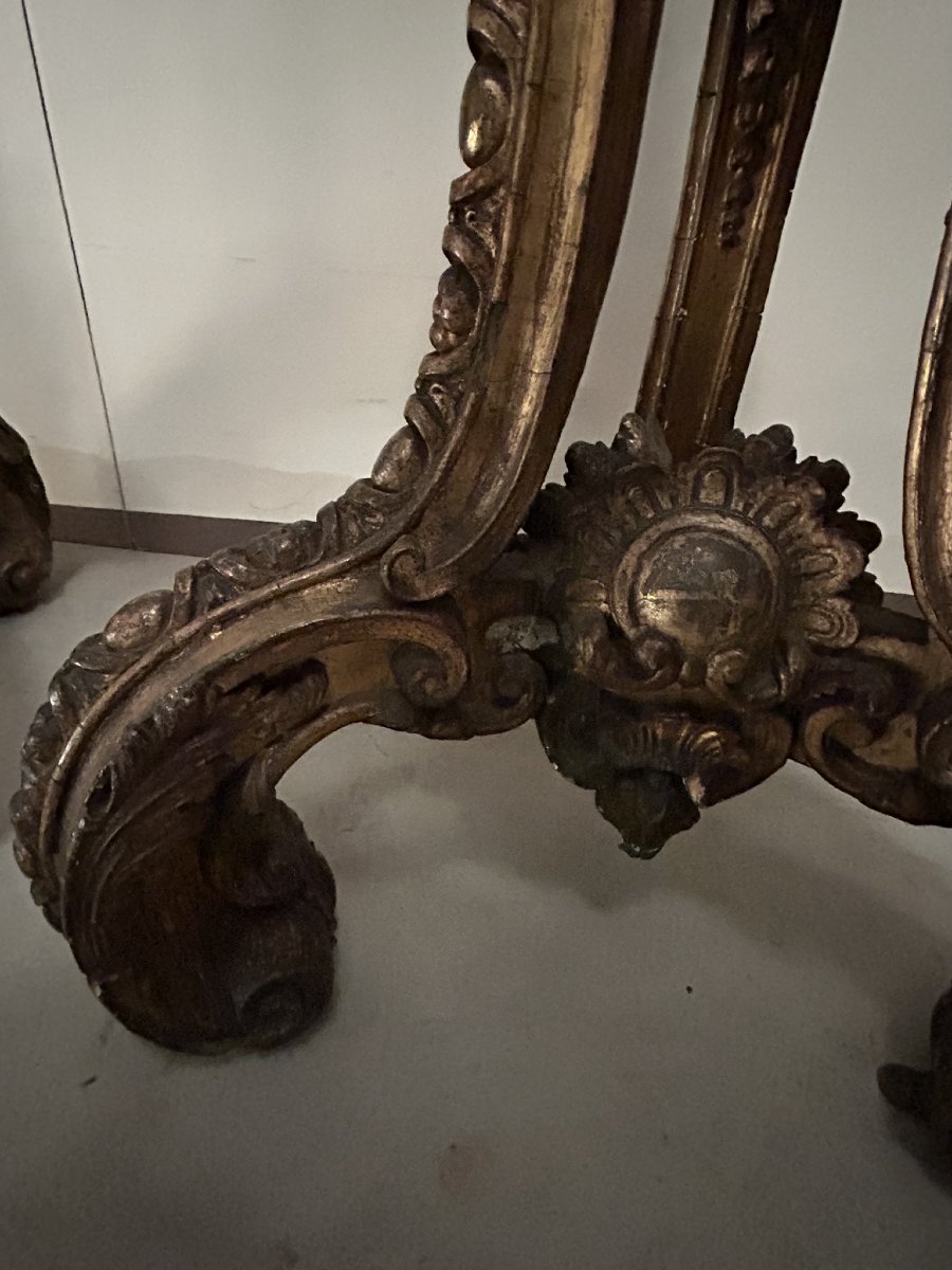 COPPIA DI PORTA GIRANDOLE STILE LUIGI XV -photo-2