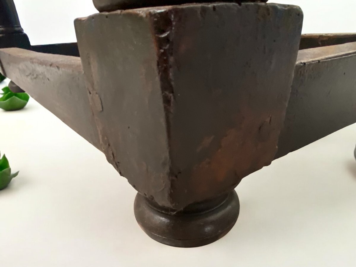 TAVOLO BOLOGNESE IN NOCE XVII SECOLO-photo-5