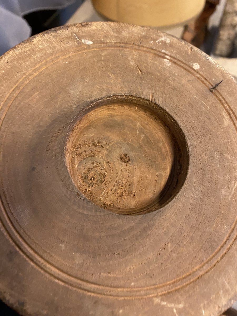 COPPIA DI VASI DA TABACCO IN LEGNO -photo-7