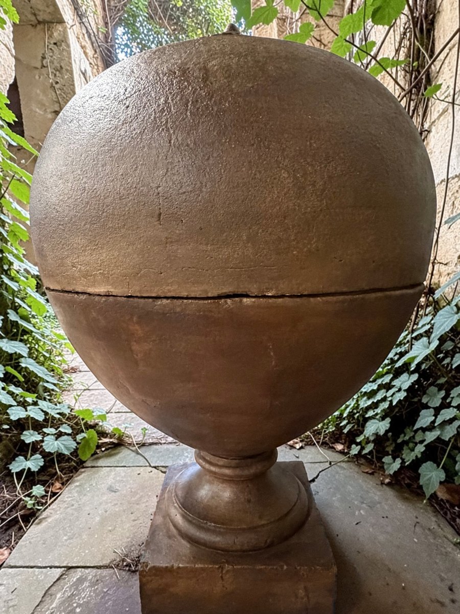 COPPIA DI GRANDI VASI DA GIARDINO SU PIEDISTALLO DI GUSTO  ROMANO -photo-4