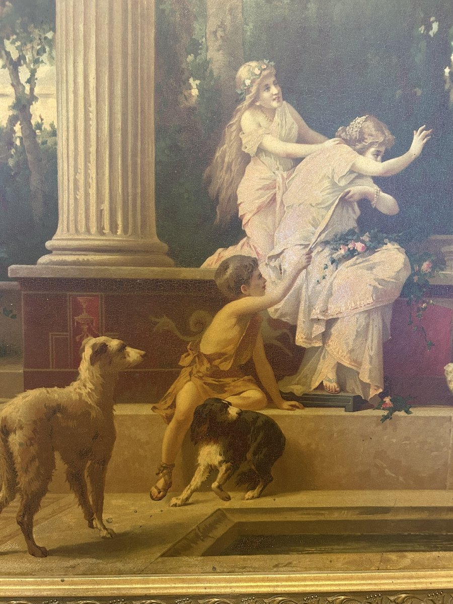 QUATTRO LITOGRAFIE FINE XIX SECOLO-photo-2