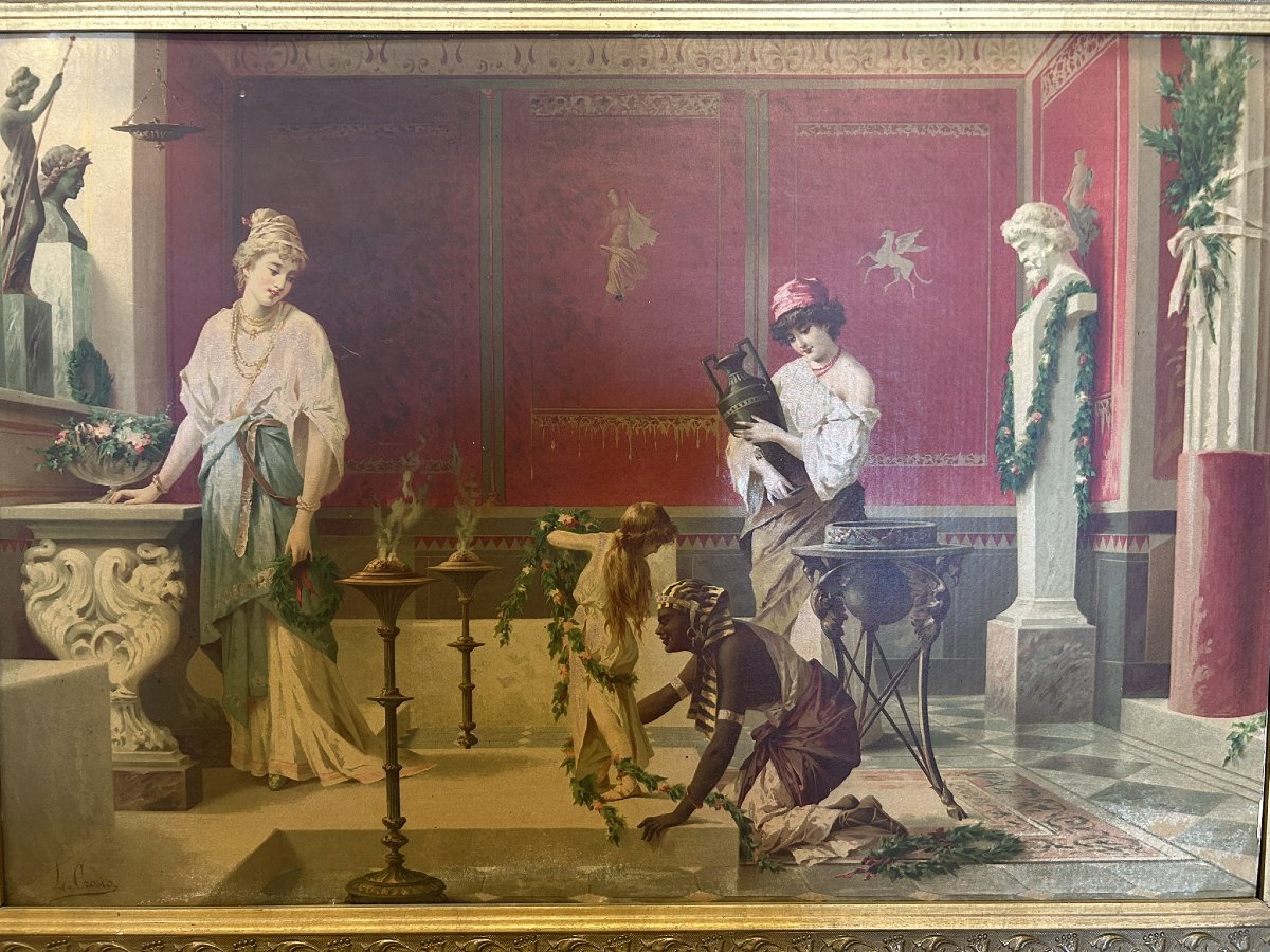 QUATTRO LITOGRAFIE FINE XIX SECOLO-photo-4