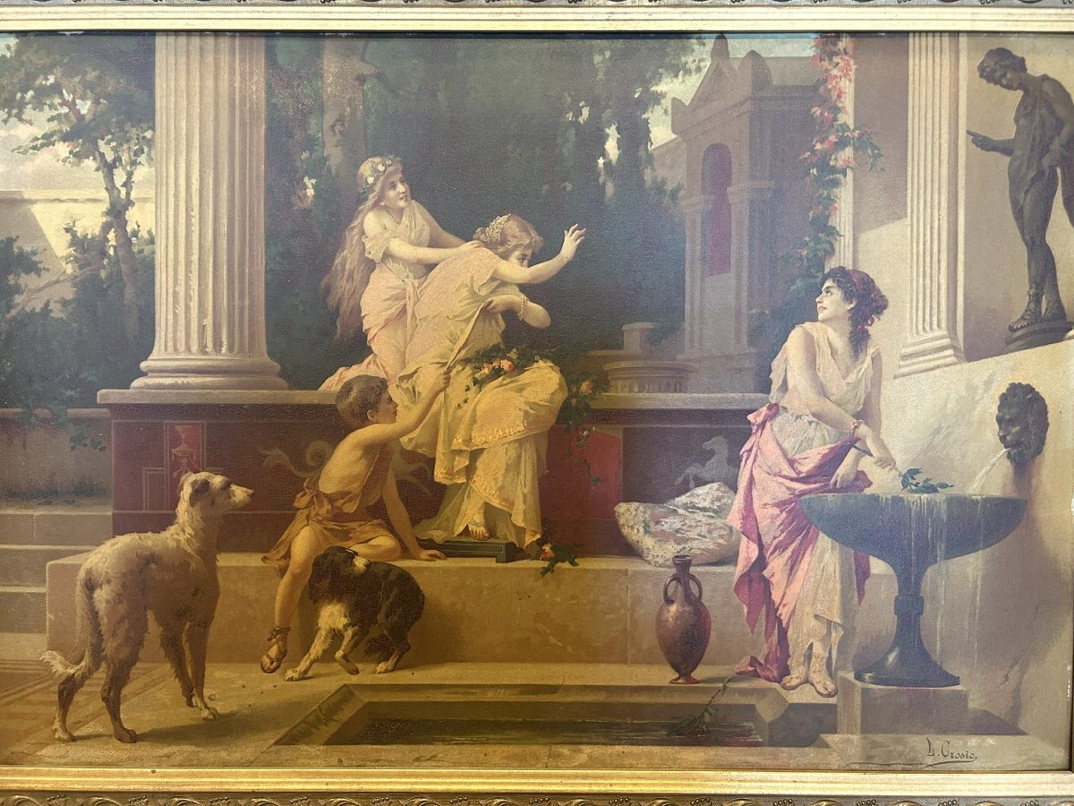 QUATTRO LITOGRAFIE FINE XIX SECOLO-photo-4