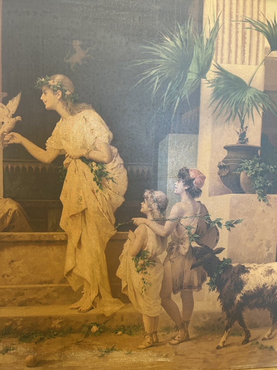 QUATTRO LITOGRAFIE FINE XIX SECOLO-photo-6
